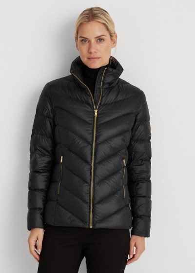 Ralph Lauren Packable Mockneck Frakke Dame Danmark (GTANL4305)